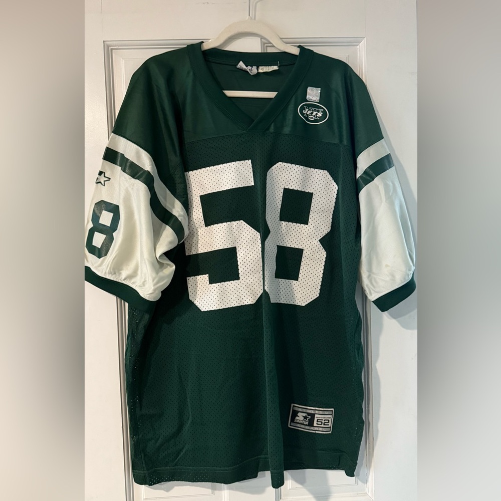 Vintage James Farrior NY Jets Starter Jersey
